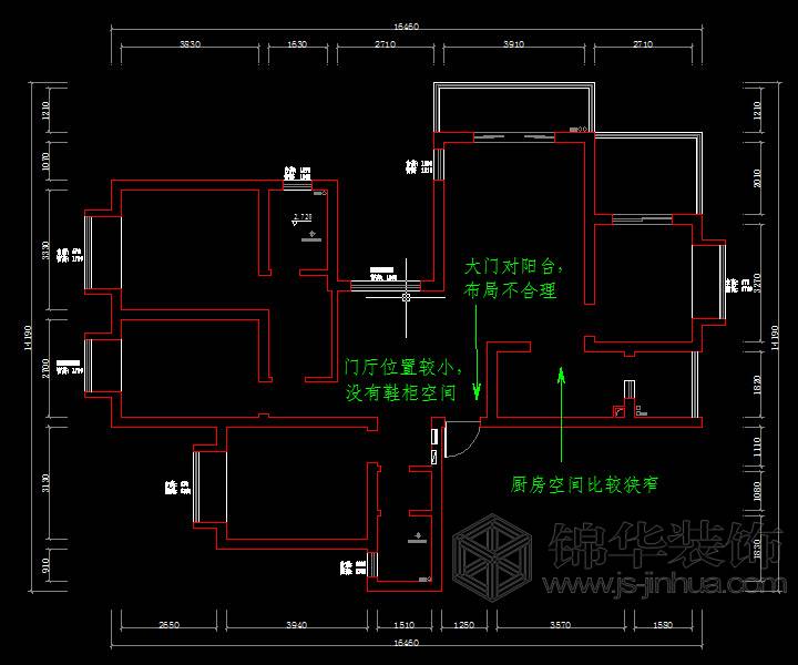 愛秦灣花園140平米 戶型解析